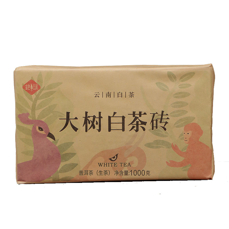 2019大树白茶砖1000g