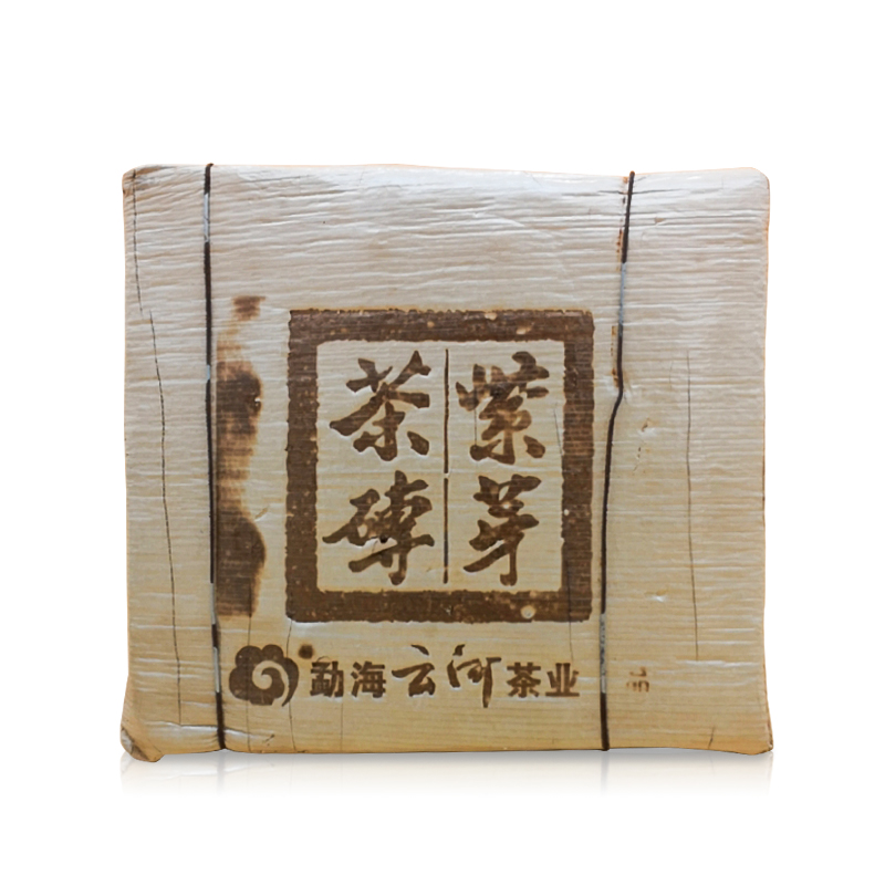 紫芽茶砖熟茶450g