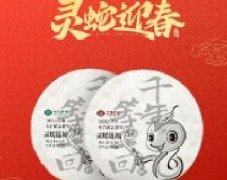 云河茶品|“灵蛇送福”，一份珍藏的纪念